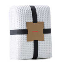 Cotton Waffle Weave Blankets - 100% Cotton, Full Size | Suitable For Adults, Babies, And Children, Ideal For Home And Hotel Use