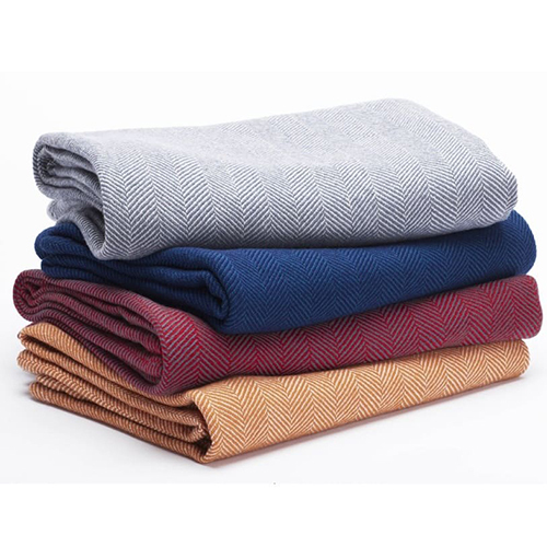 Jacquard Merino Wool Blankets - Age Group: Adults