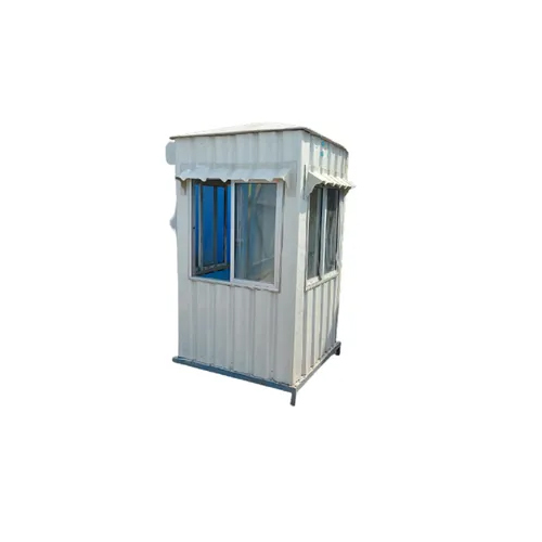 Frp Portable Security Cabin - Color: Blue And White