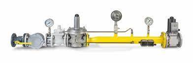 Natural Gas Train Assembly - Mild Steel, Medium Pressure | Horizontal Design, Gas Fired Burner, New Condition, Steam Output