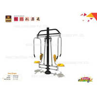 Outdoor Gym Chest Press Double - Manual Operation, Multi Color Design | Ideal for Personal Use, Target Chest Exercises