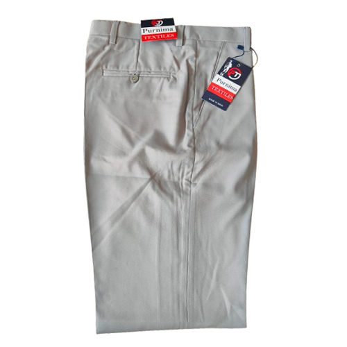 Mens White Cotton Pant