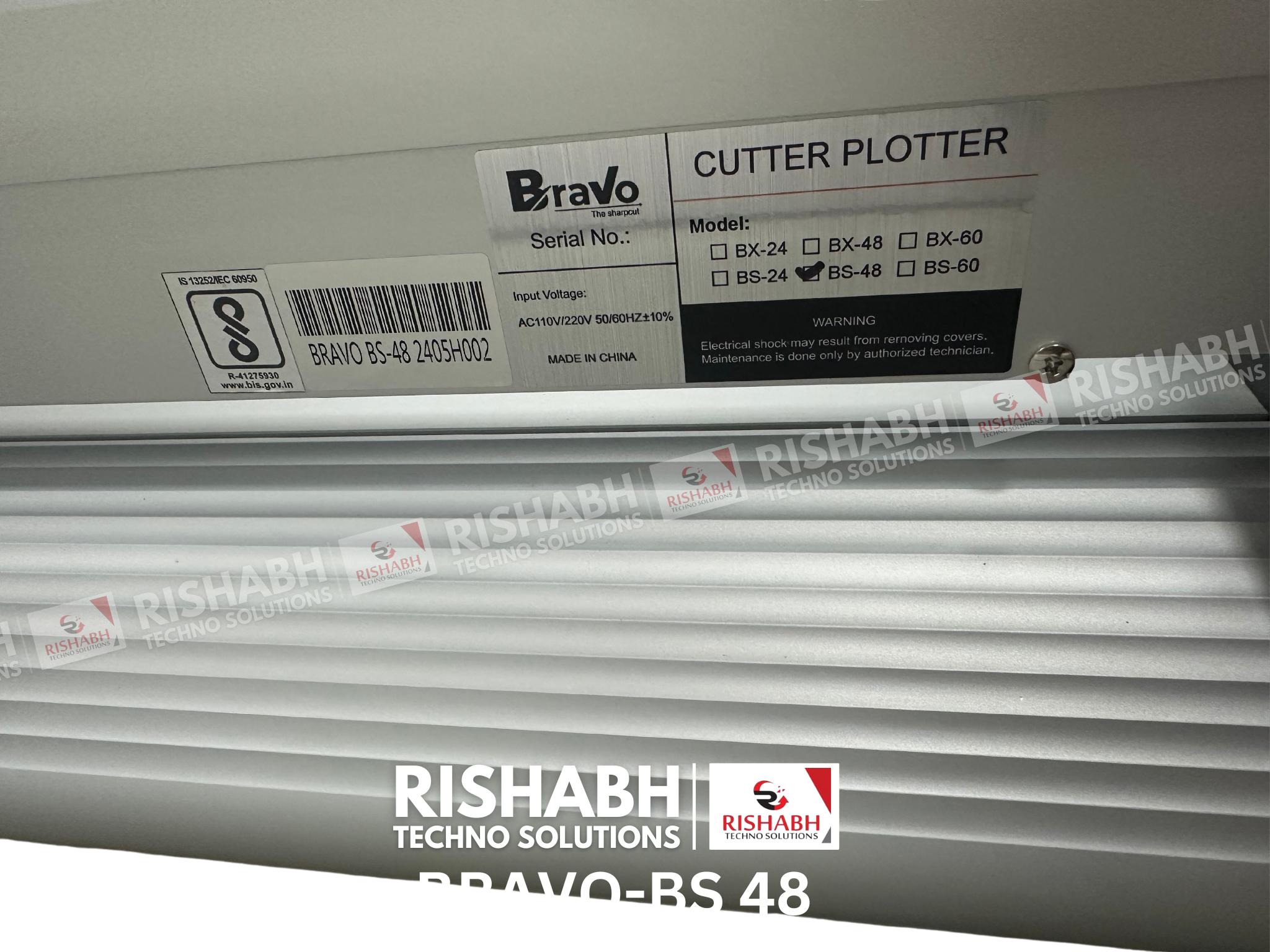 Bravo-bs48 Cutting Plotter - Max Cutting Width 390mm, Usb/wifi Connectivity, Automatic Contour Cutting Feature, Precision Cutting ±0.01mm, Suitable For Industrial Use