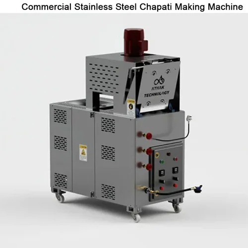 Commercial Stainless Steel Chapati Making Machine - Color: Grey