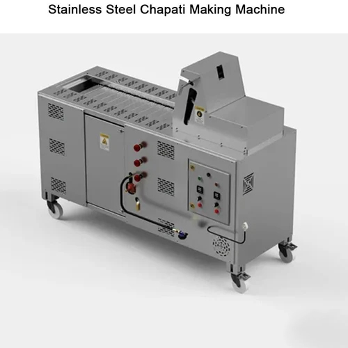 Semi Automatic Chapati Pressing Machine - Color: Grey