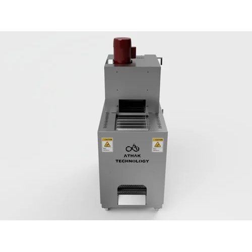 Automatic Chapati Pressing Machine - Stainless Steel, Grey Color | Electric Heating System, Automatic Operation for Restaurants & Hotels