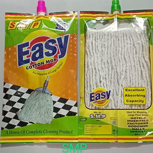 9 Inch White Cotton Mop - Application: Housekeeping Product