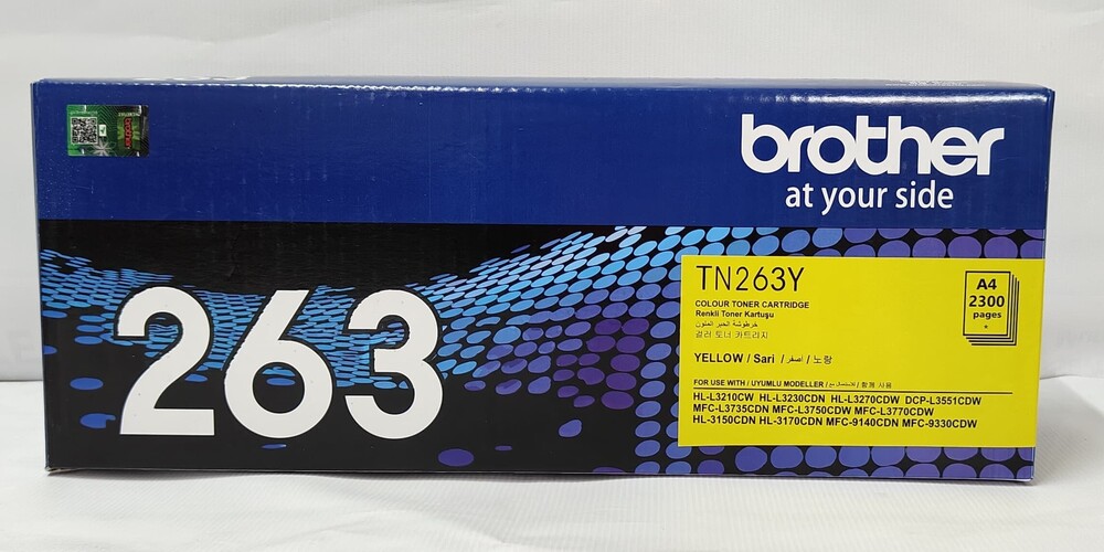 Brother Tn-263 Yellow Toner Cartridge - Features: Good Quality