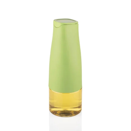 Oil Dispenser - Durable Plastic, 500 Milliliters Capacity, Elegant White Design - Controlled Pouring for Mess-Free Cooking