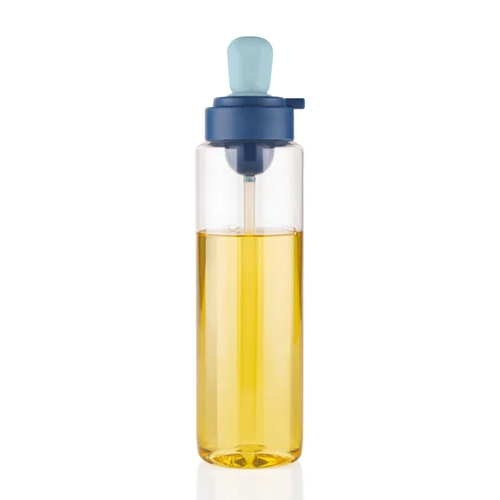 1000ml Oil Dispenser - Durable Plastic Material, 1000 Milliliters Capacity, Sleek White Color | Manual Pouring for Oils and Liquid Condiments