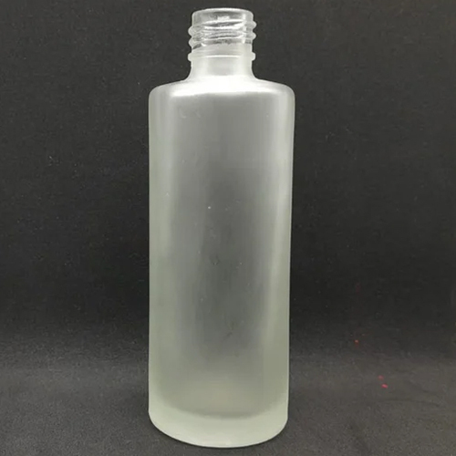 100 Ml Frosted Glass Bottle - Color: Transparent