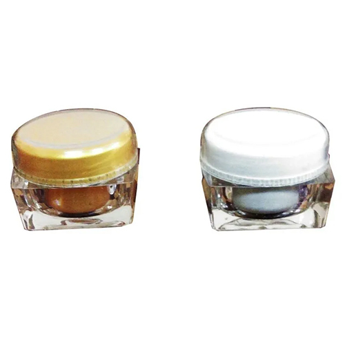 100Gm Cosmetic Acrylic Jar - Color: Transparent