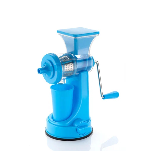 Plastic Fruit Juicer - Color: Blue