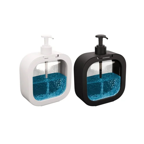 Multipurpose Dispenser With Pump - Color: Black & White