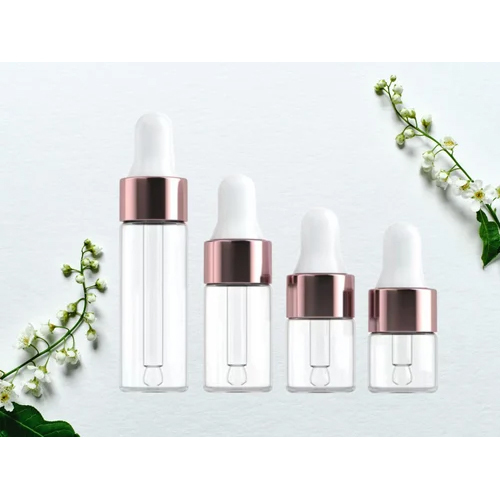 10 Ml Glass Dropper Bottle - Color: White