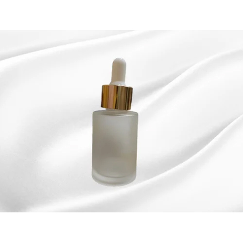 30Ml Frosted Flat Shoulder Dropper Bottle - Material: Glass