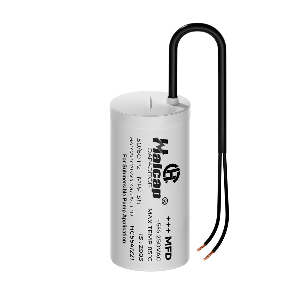 Submersible Pump Capacitor - Aluminum & PVC, 50-60 Hz, Multi-Terminal - Versatile, Durable, 1-Year Warranty