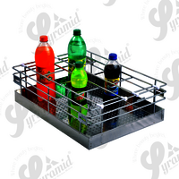 Stainless steel Glass Kitchen Basket