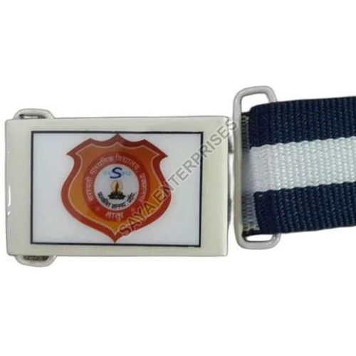 White School Belt Buckle - Design: Standard