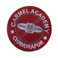 Maroon School Uniform Labels - High-quality Fabric, Round Shape , Durable And Wash-resistant, Easy To Use With Adhesive Backing