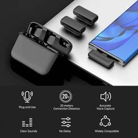 Wireless Microphoness, Collar Mic for All Smart Phone / Type-C