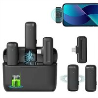Wireless Microphoness, Collar Mic for All Smart Phone / Type-C