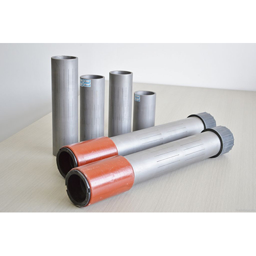 Plasma Slotted Liner Pipe - Color: Grey