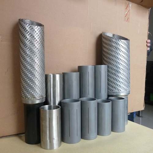 Sand Control Slotted Screens Pipe - Color: Silver