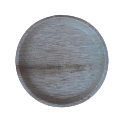 Plain Round Areca Leaf Plate