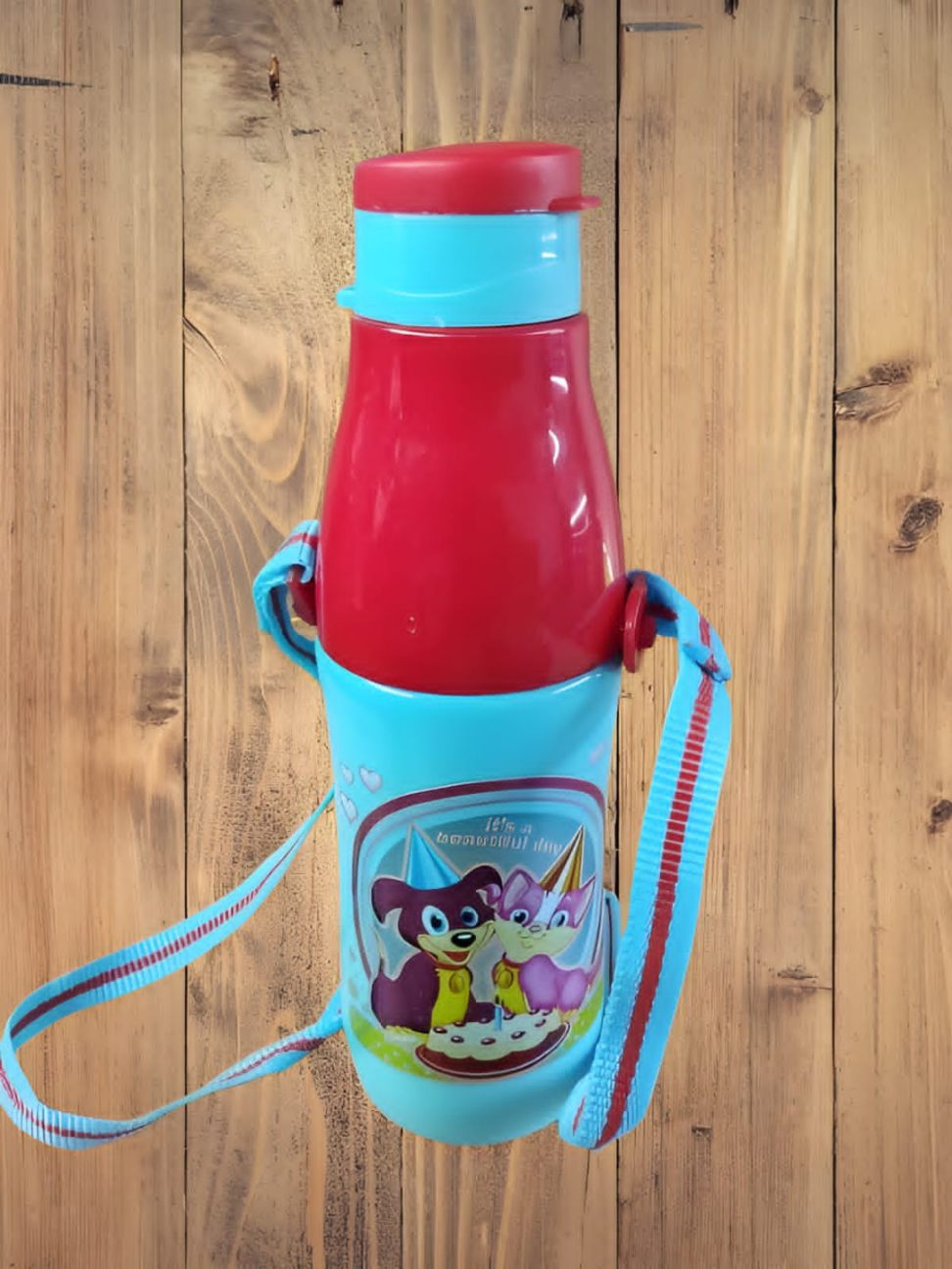 Print Cool In Cool(500ml) - Color: Red Blue