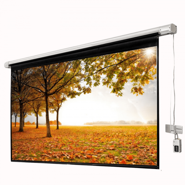 9x12 Mm Motorize Projection Screen With Remote Application: Industrial