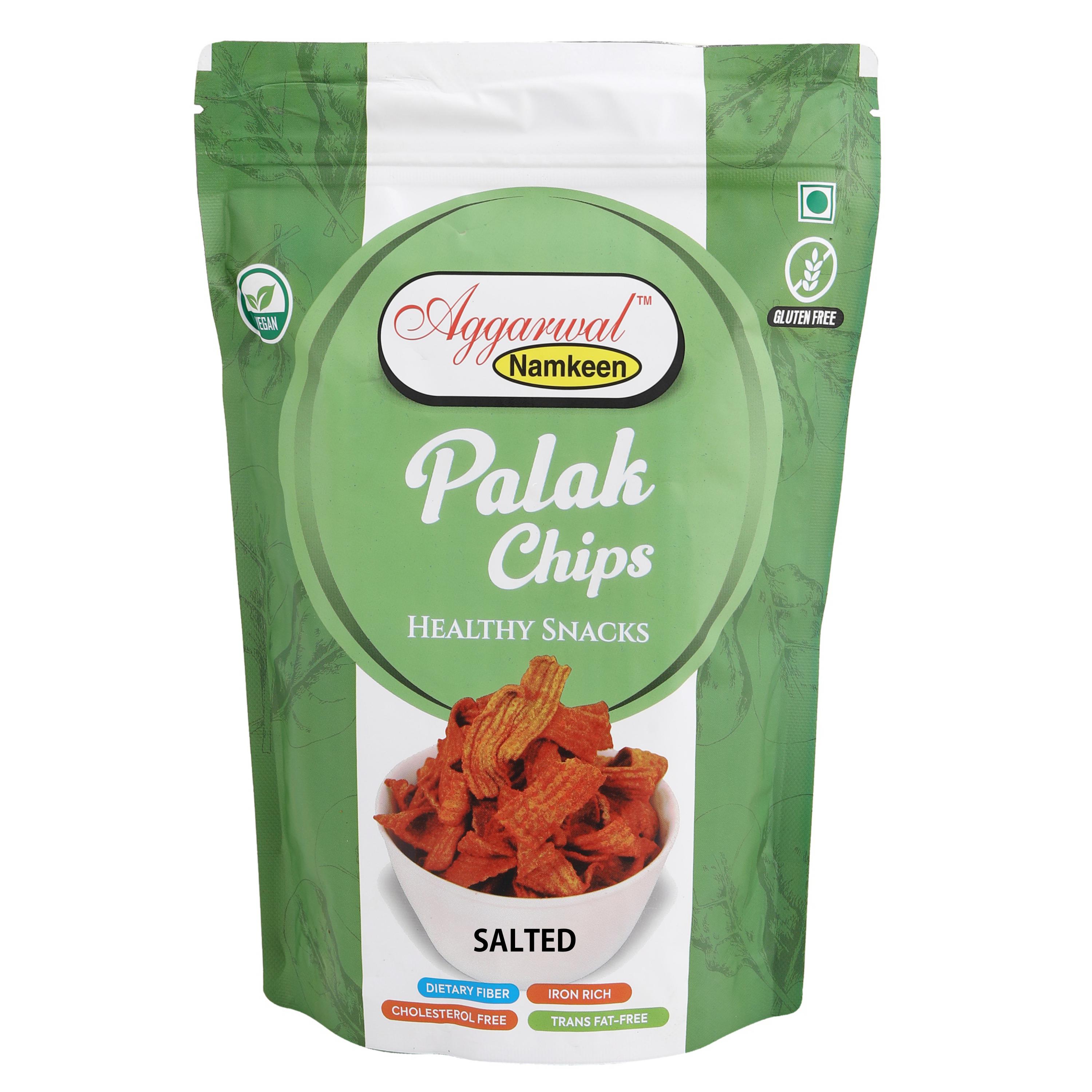 Palak Chips ( Standee Pouching )