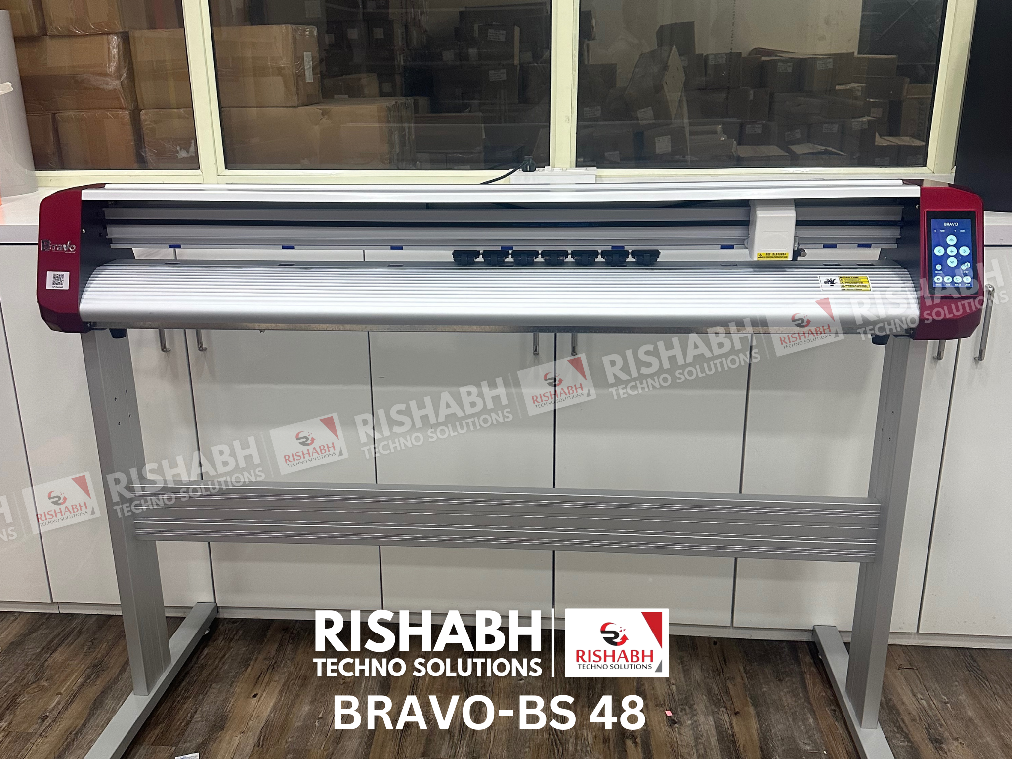 Bravo Bs-48 Cutting Plotter - Max Cutting Width 390mm, +/-0.01mm Precision, Auto Contour Cut Camera, Usb/wifi Connectivity, Laser Engraving Option