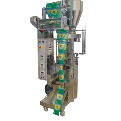 FFS Pouch Packing Machine - Stainless Steel, 220 Volt (v), Silver Color | Automatic Operation, Frequency Speed Control, Highly Efficient