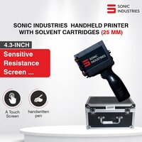 Sonic 25 MM(1 INCH) Handheld Inkjet Printer for Date, MRP, and Logo Printing