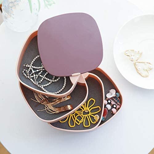 Rotating jewellery organiser box