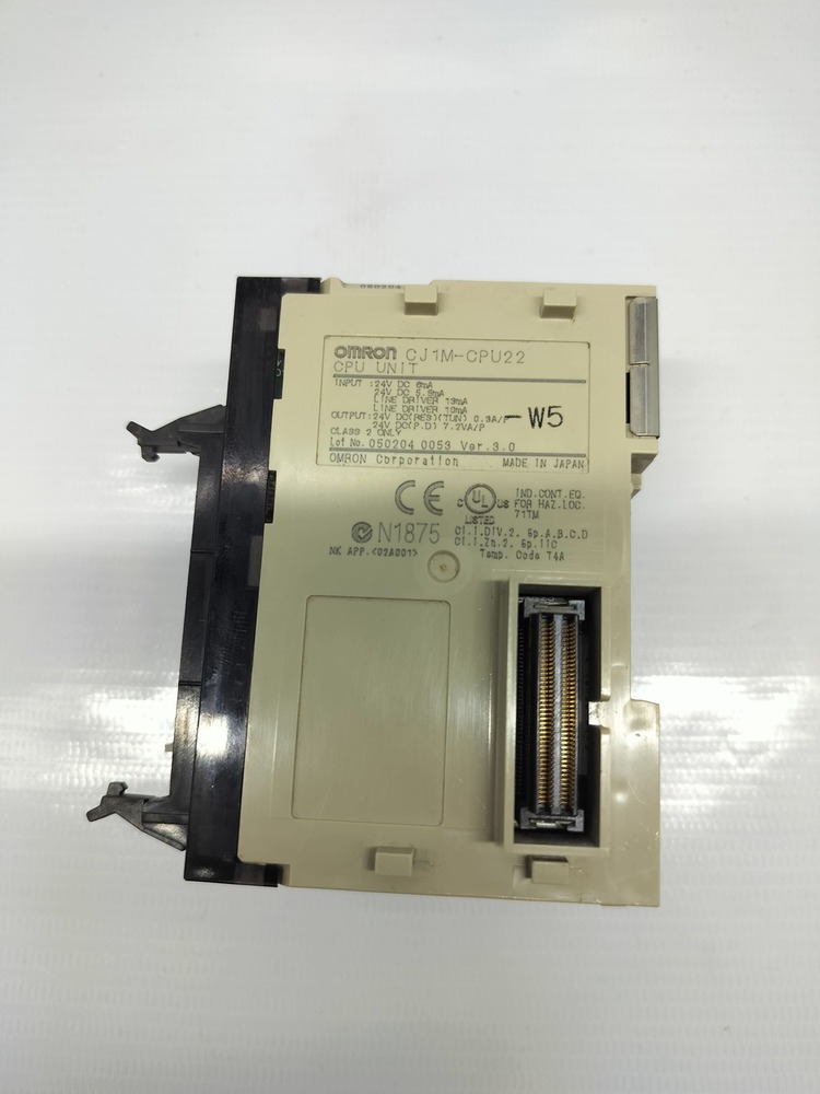 Omron Cj1m-cpu22 Control Logic Cpu