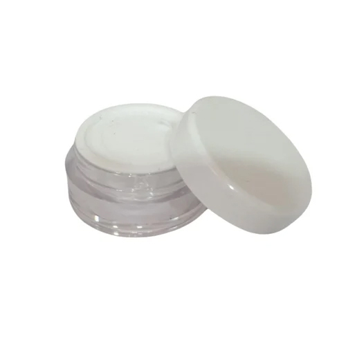 5Gm San Jar With White Cap - Color: Transparent