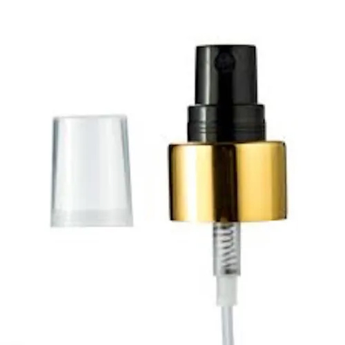 20Mm Black Golden Fine Mist Spray Pump - Hardness: Rigid