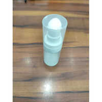 Airless Spray Bottle - 15 Ml Capacity, Rigid Pet Material, White Color, Round Shape, Easy-to-use Pump Cap