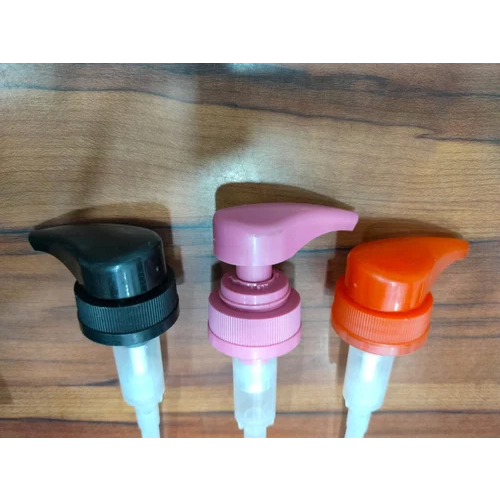 Dispensor Pump - Plastic, 32mm Size, Multicolor Finish | Ideal for Hotel Use, Glossy Coating, Max Flow Rate 2.5ML