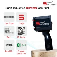 Sonic 12.7mm Handheld Inkjet Printer for Date, MRP, and Logo Printing