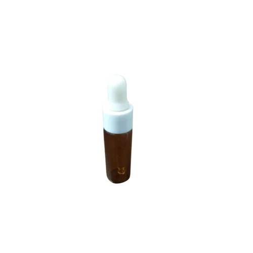 10 Ml Amber Glass Dropper Bottles - Shape: Round