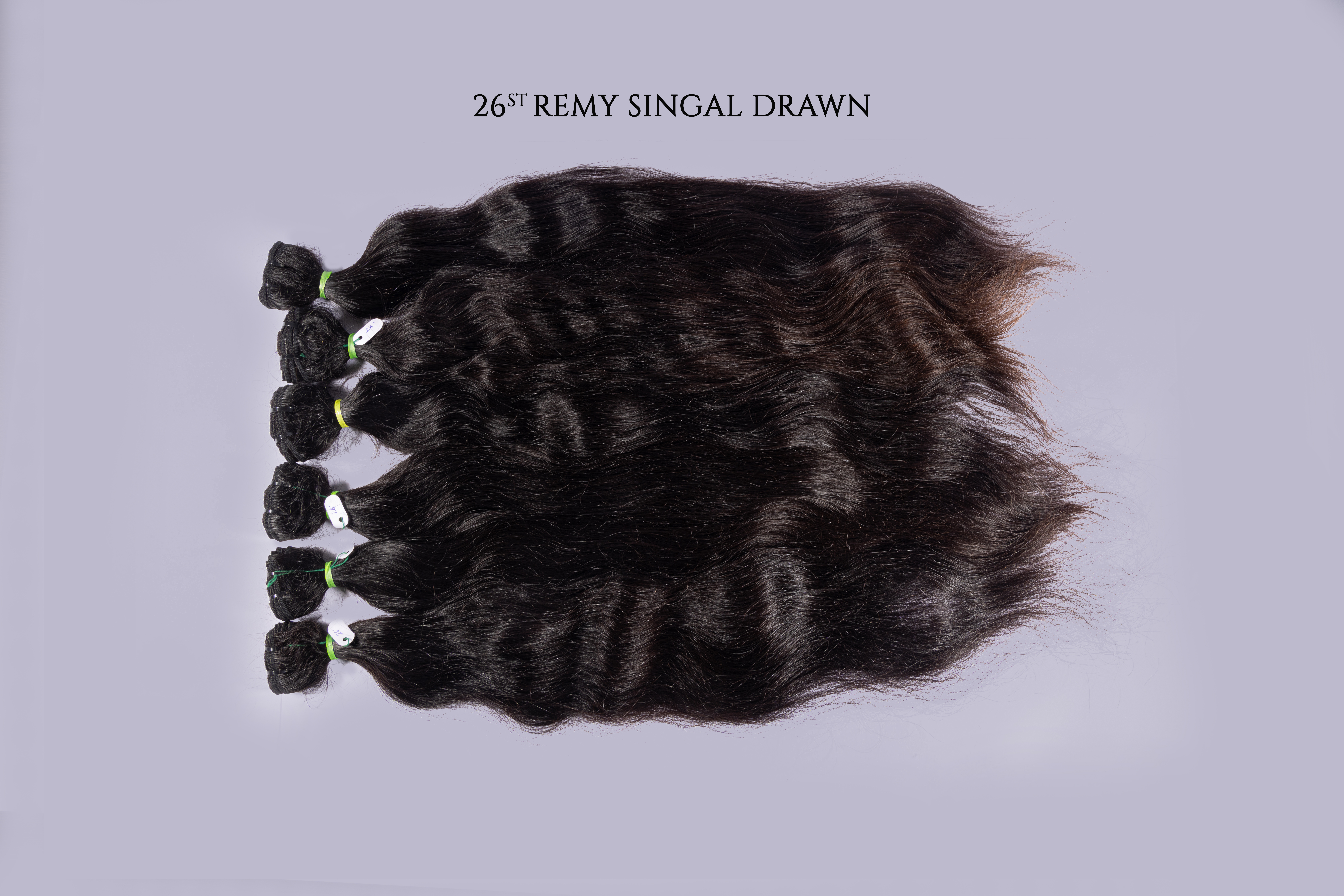 Remy single drawn hair