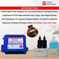 Sonic Mini printer 12.7mm printer for glass,beverages printing date,qr & more