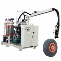 High Pressure Polyurethane PU Foam Injection Filling Machine - Stainless Steel & Mild Steel, 1000 Kg Weight, PLC Control & Frequency Speed Control | Fully Automatic for Efficient Tire Foam Process, 5-Year Warranty