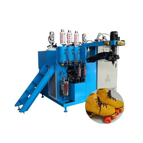 PU Elastomer Casting  Polyurethane Universal Wheel Making Machine