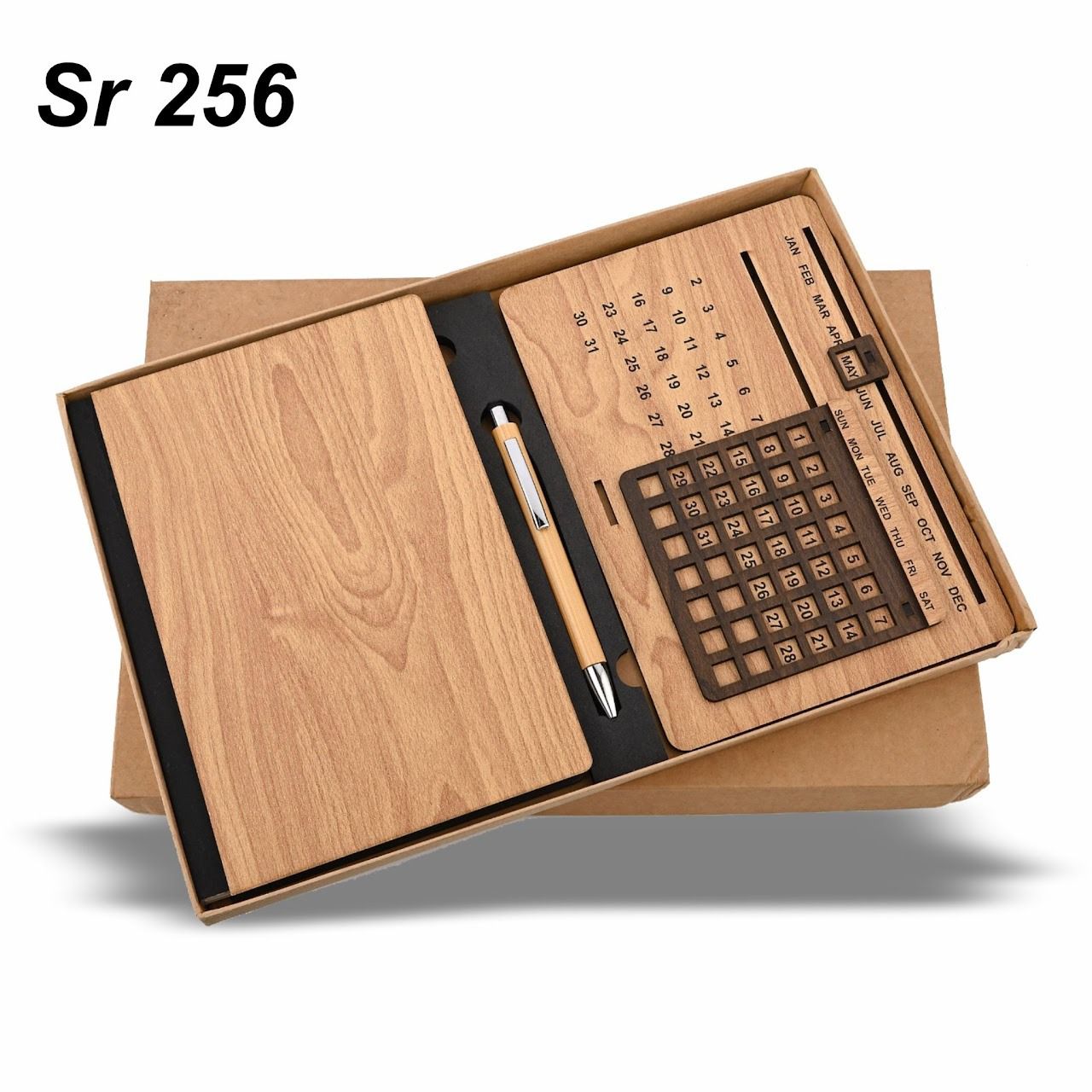 Corporate Gifts - Wood, Standard Size, Brown Color, Matte Finish, Rectangle Shape | Personalized, Industry-relevant Appreciation Gifts