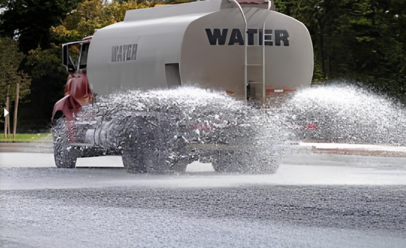 Water Sprinkler Vehicle - Length: 180 Inch (In)