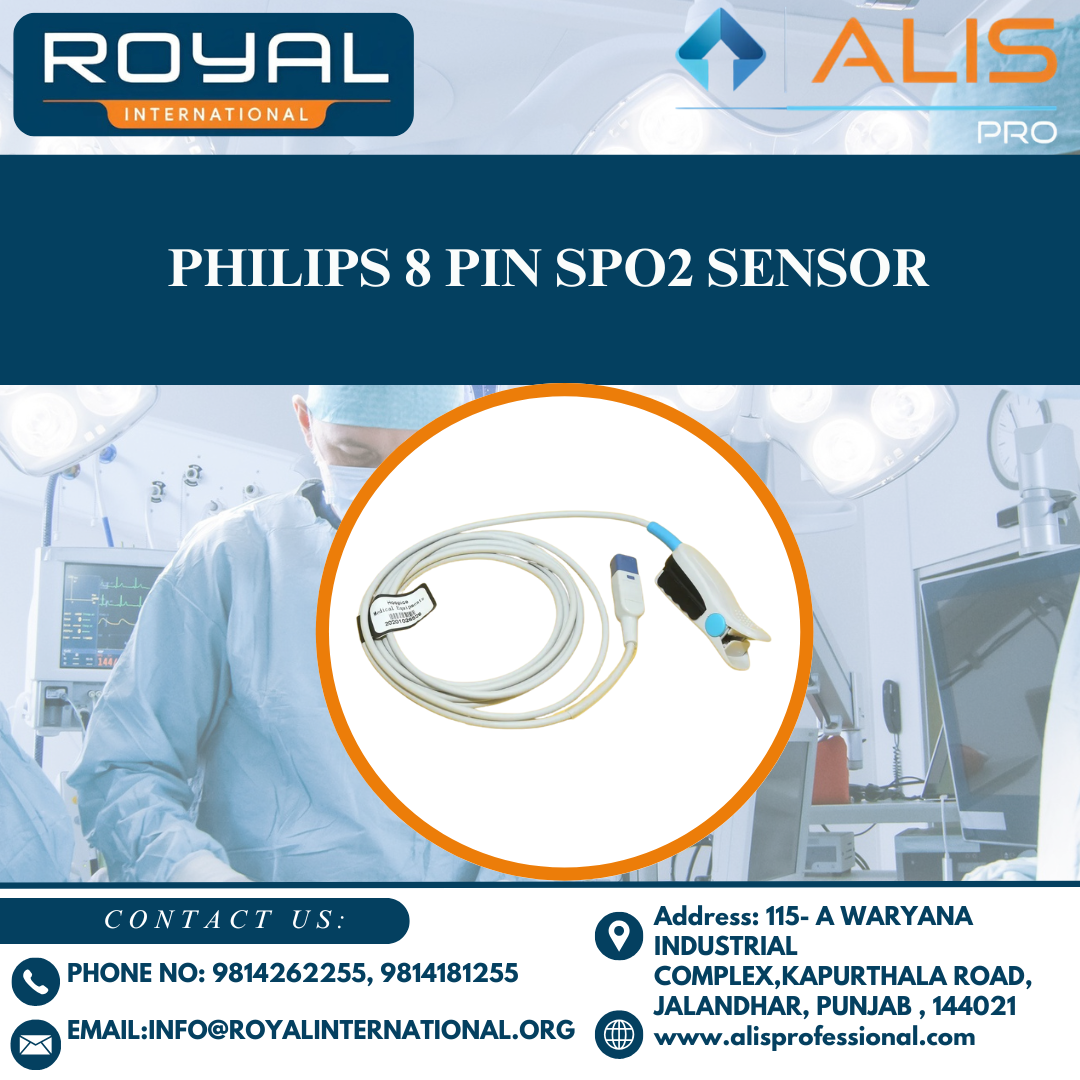 Philips 8 Pin Spo2 Sensor
